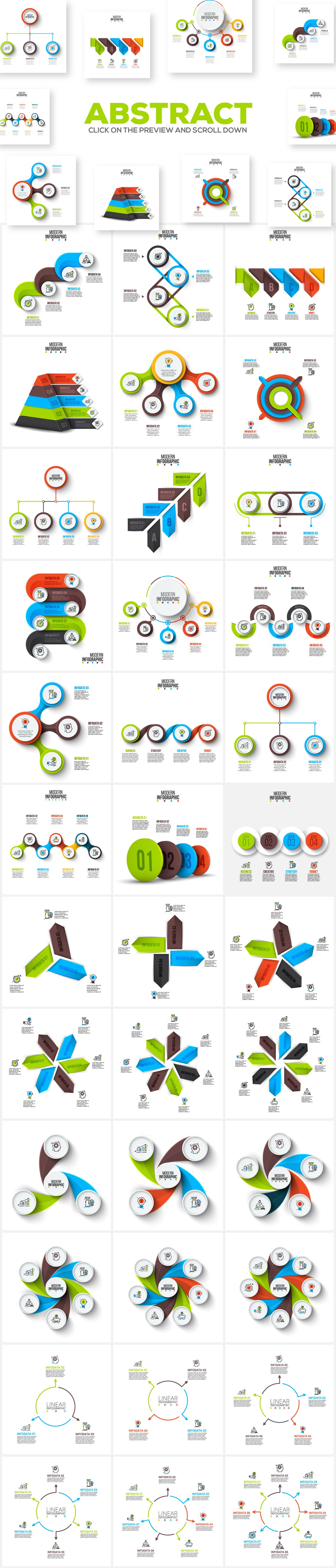Abstract Infographics