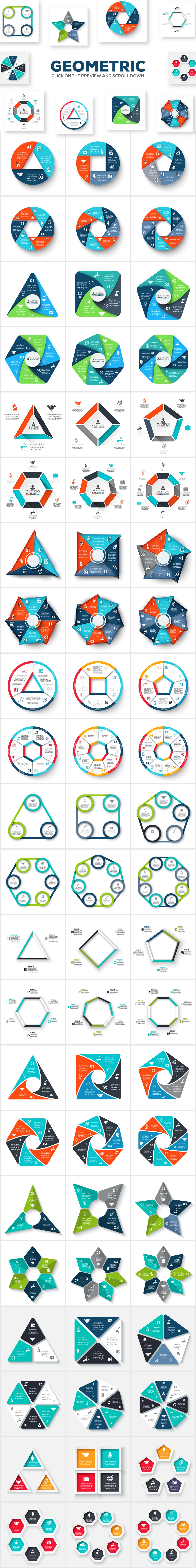 Geometric Infographics