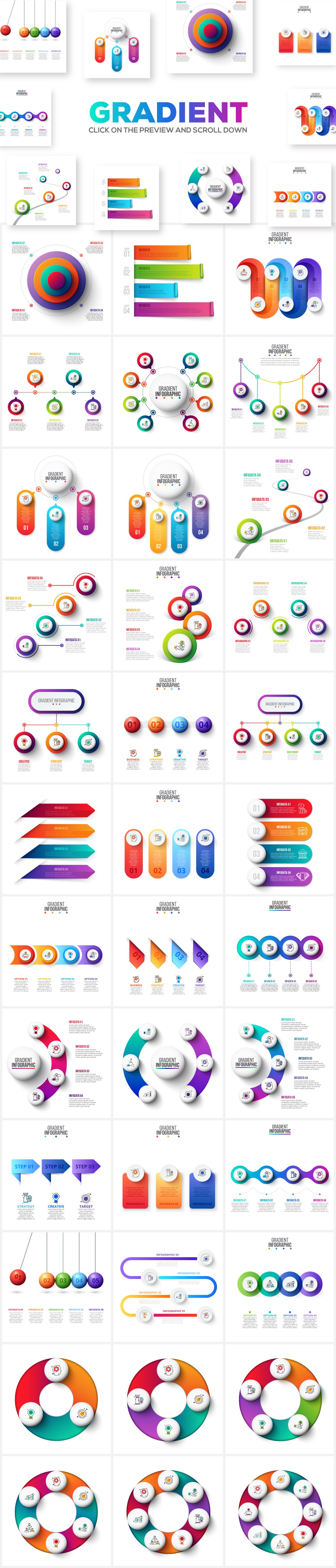 Gradient Infographics