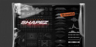 100 Retro-Futuristic Graphic Shapes