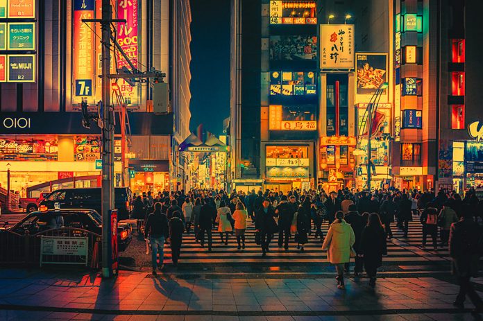 Dream World, a photography series taken by Anthony Presley during the evening hours in the Kantō region in Japan.