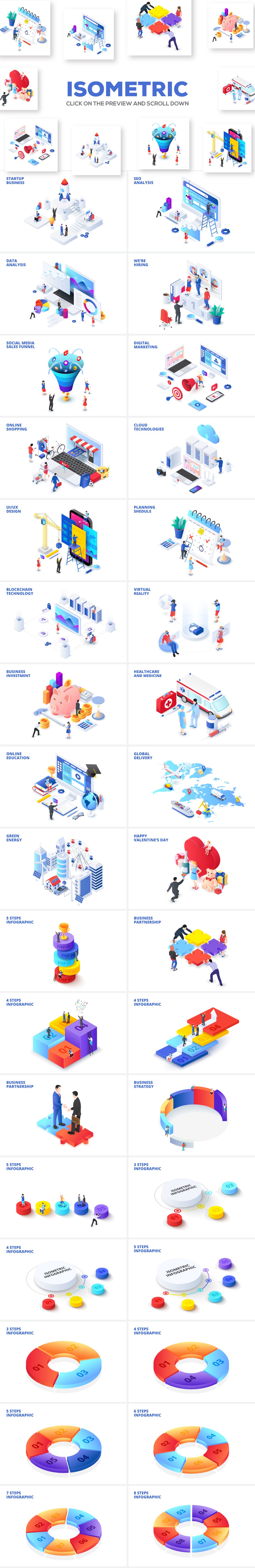 Isometric Infographics