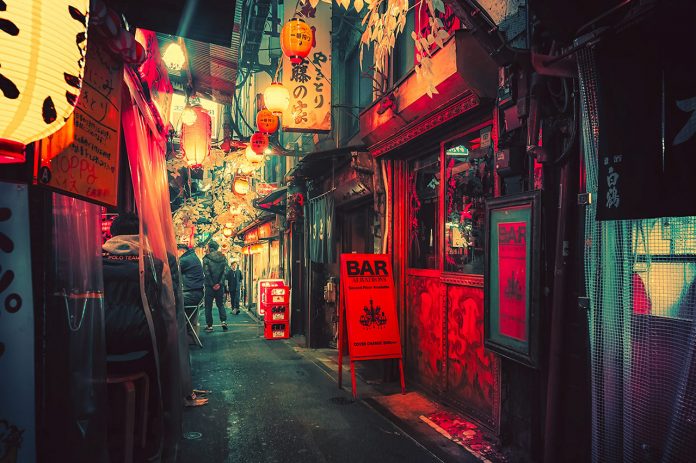 Dream World, a photography series taken by Anthony Presley during the evening hours in the Kantō region in Japan.