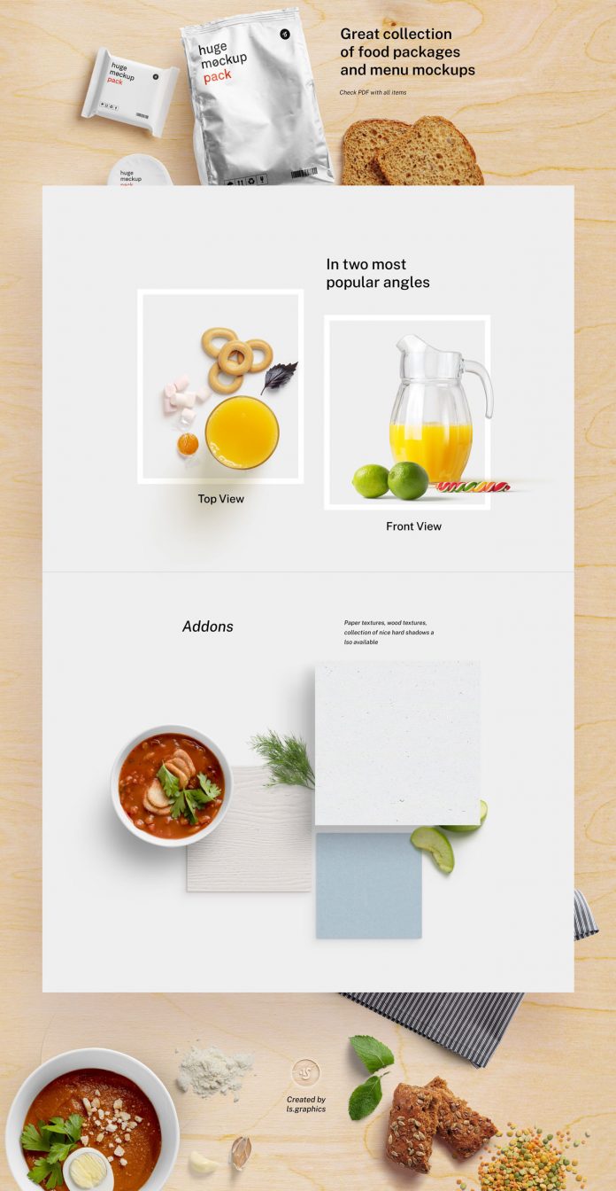 Food Mockup Bundle from Lstore Graphics.