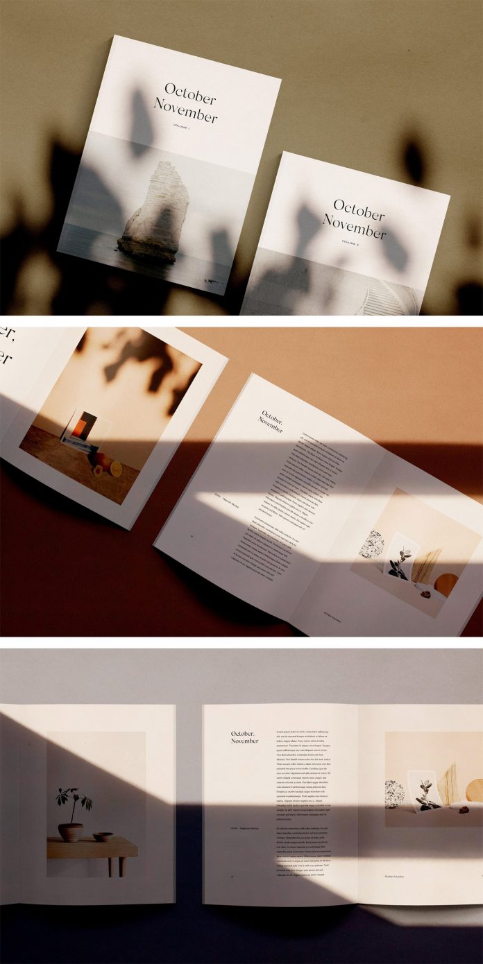 Ochre – Magazine Mockups for Adobe Photoshop
