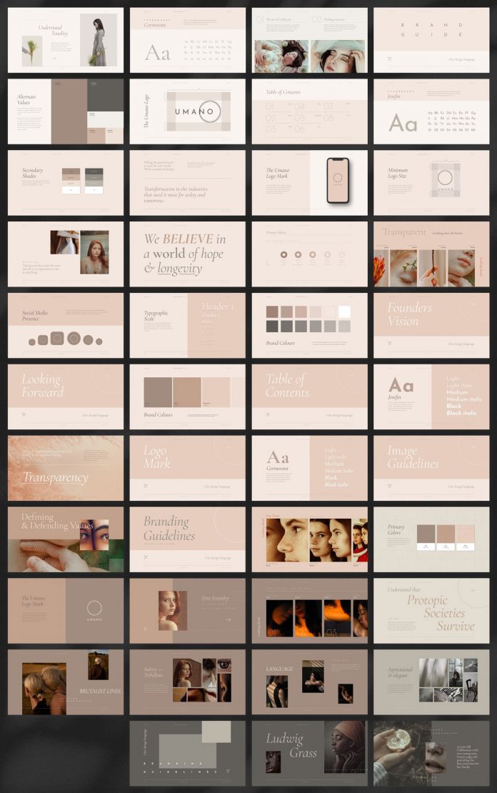 Elegant Brand Style Guide Template