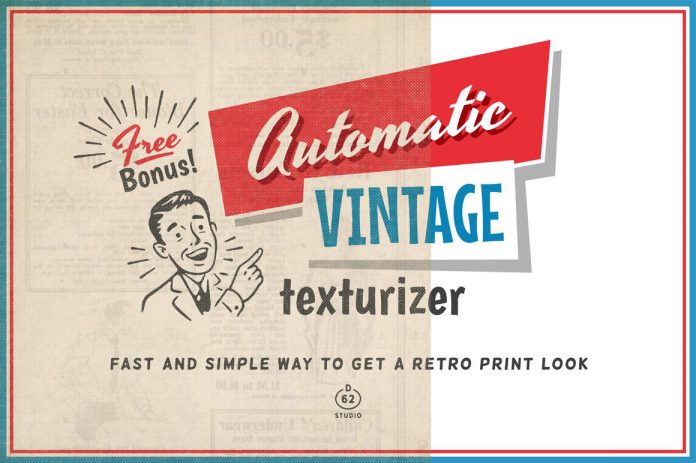 1950s retro style vintage ad templates for Adobe Illustrator and Photoshop created by DISTRICT 62 STUDIO.