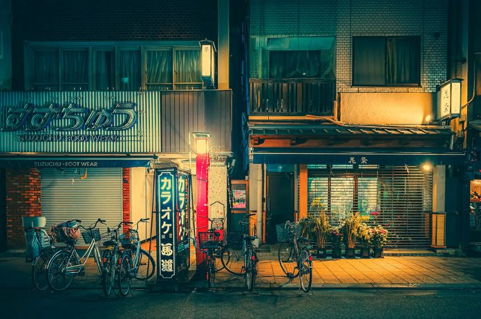 Dream World, a photography series taken by Anthony Presley during the evening hours in the Kantō region in Japan.