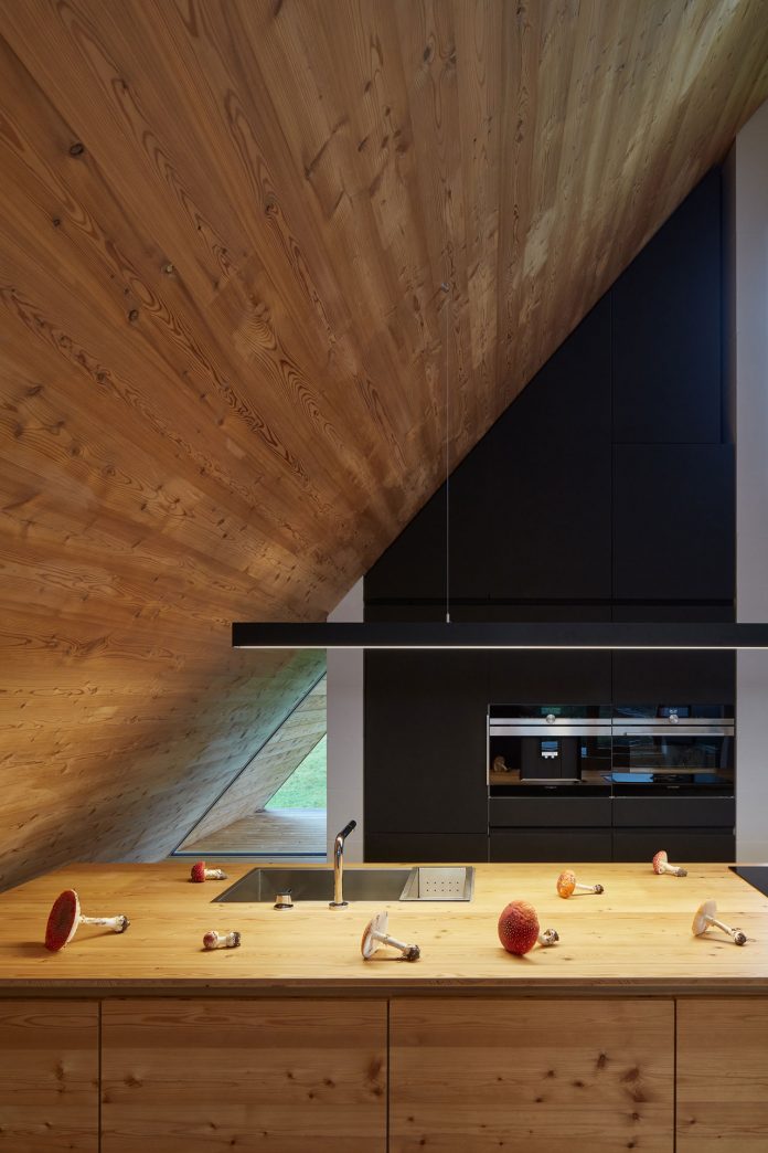 Weekend House in Beskydy by Pavel Míček Architects.