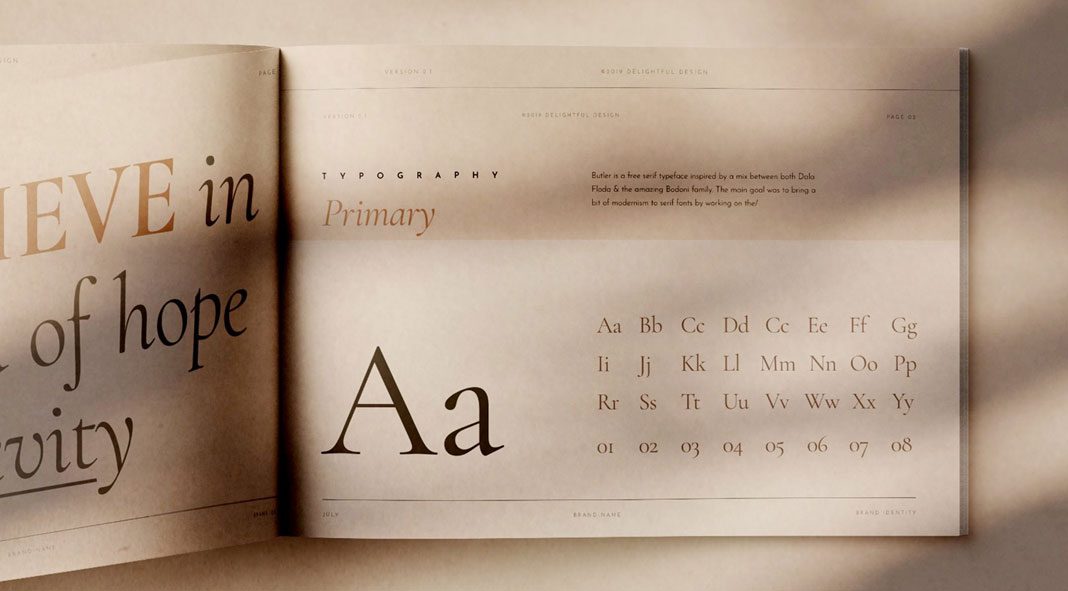 Elegant Brand Style Guide Template Elegant Brand Style Guide Template