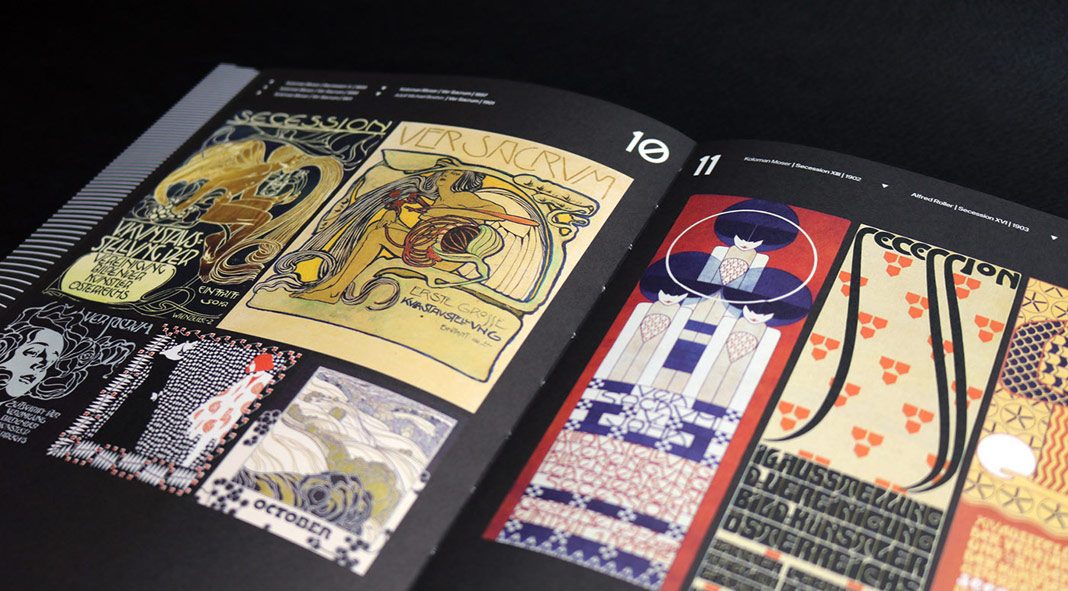 Graphic Design Timeline with design and text by Dora Balla.
