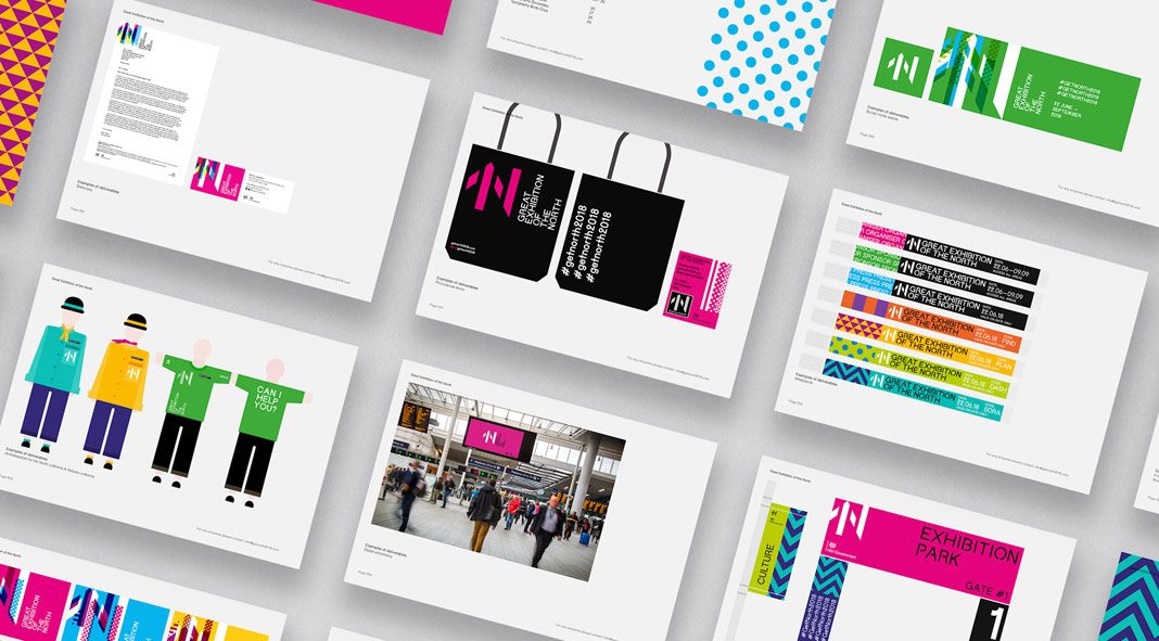 Great Exhibition of the North — Branding by Studio. Bold Great Exhibition of the North — Branding by Studio. Bold