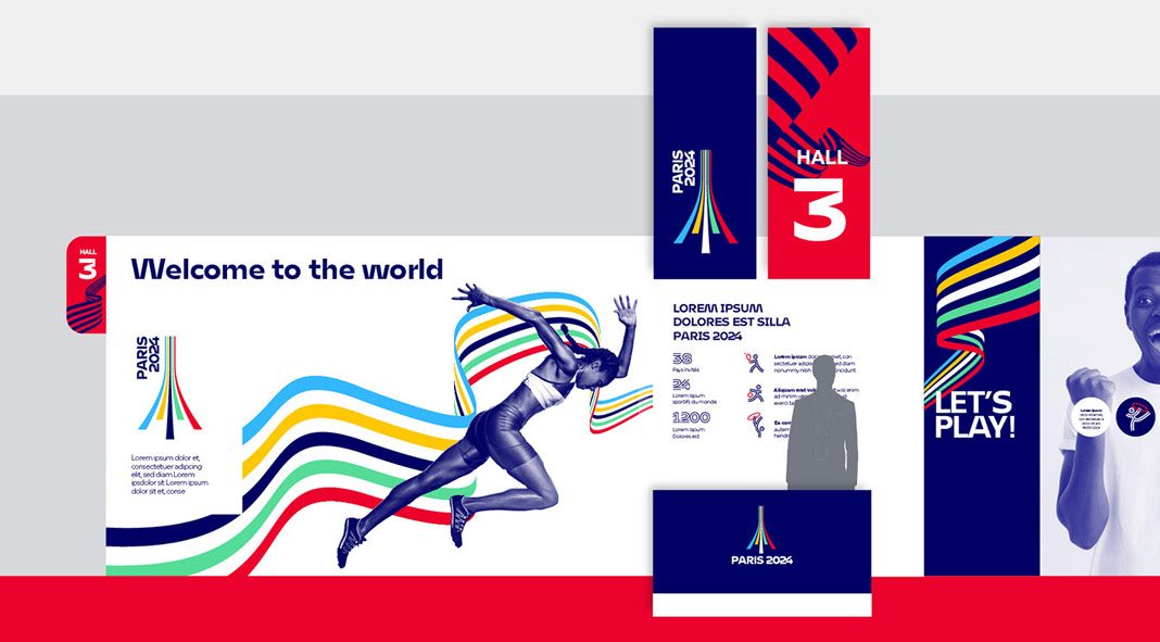 Paris 2024 Olympic Games - Graphic Design and Brand Proposal by Graphéine.