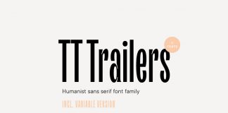 TT Trailers Font Family by TypeType TT Trailers font family by TypeType