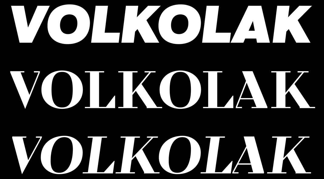 Volkolak font family by Wraith Types.