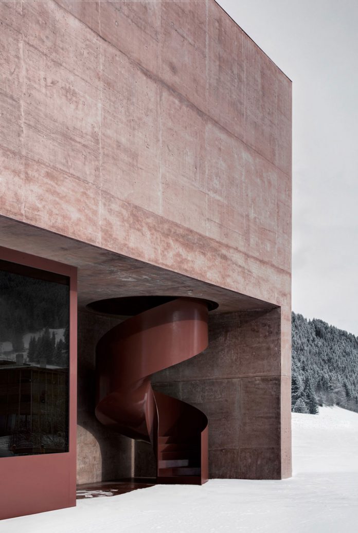 Fire department in Vierschach by Pedevilla Architects.