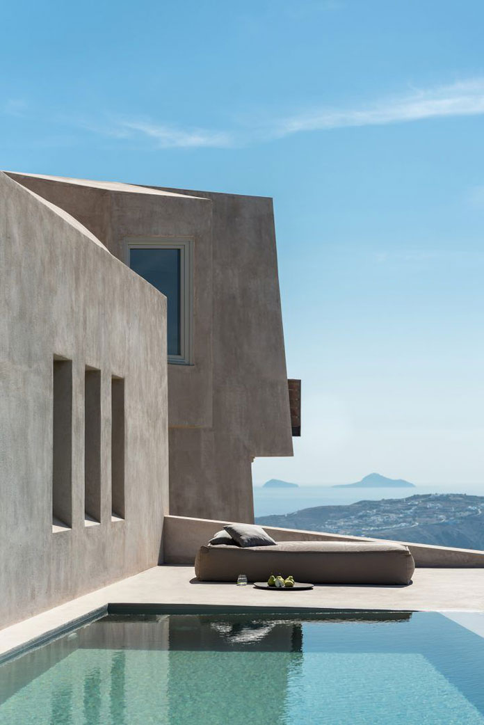 HOUSE IN PYRGOS, Santorini, Greece by Kapsimalis Architects.