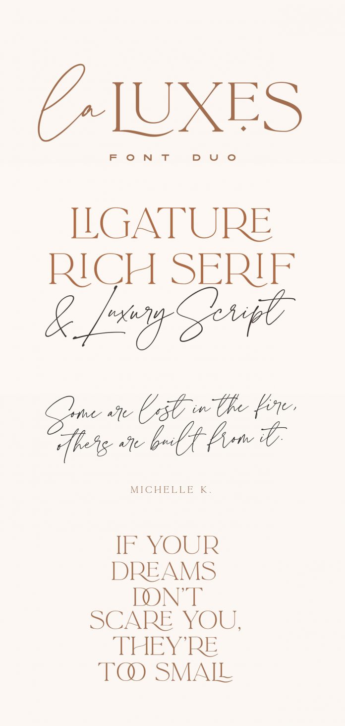 La Luxes Font Duo by Sam Parrett