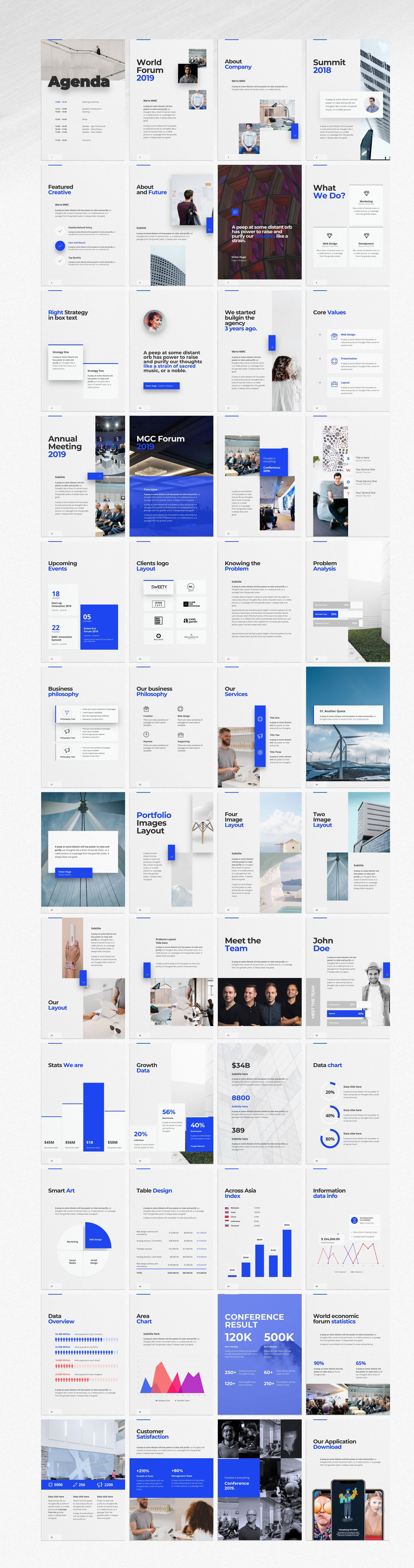 Voodoo Presentation Templates for Powerpoint, Keynote, and Google Slides.