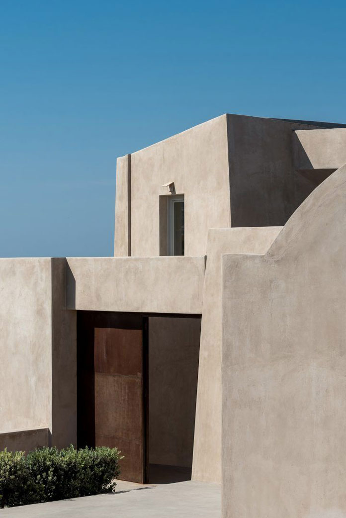 HOUSE IN PYRGOS, Santorini, Greece by Kapsimalis Architects.