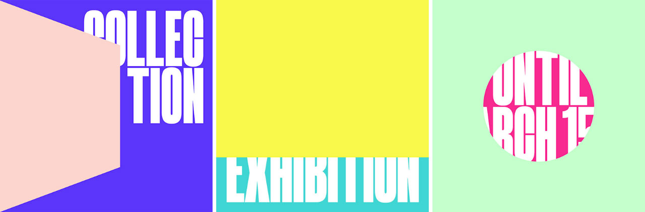 MACollection Exhibition design by graphic design studio Caserne.