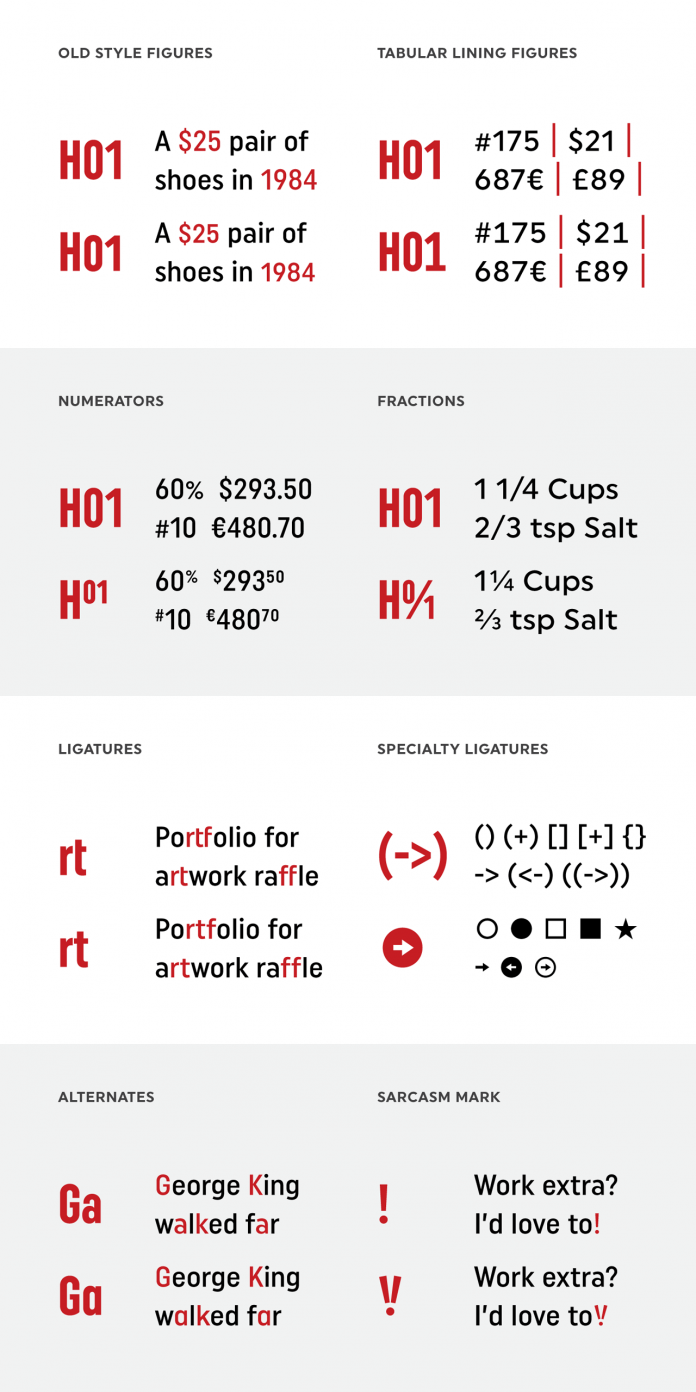 Uniform Pro font family from Miller Type Foundry.