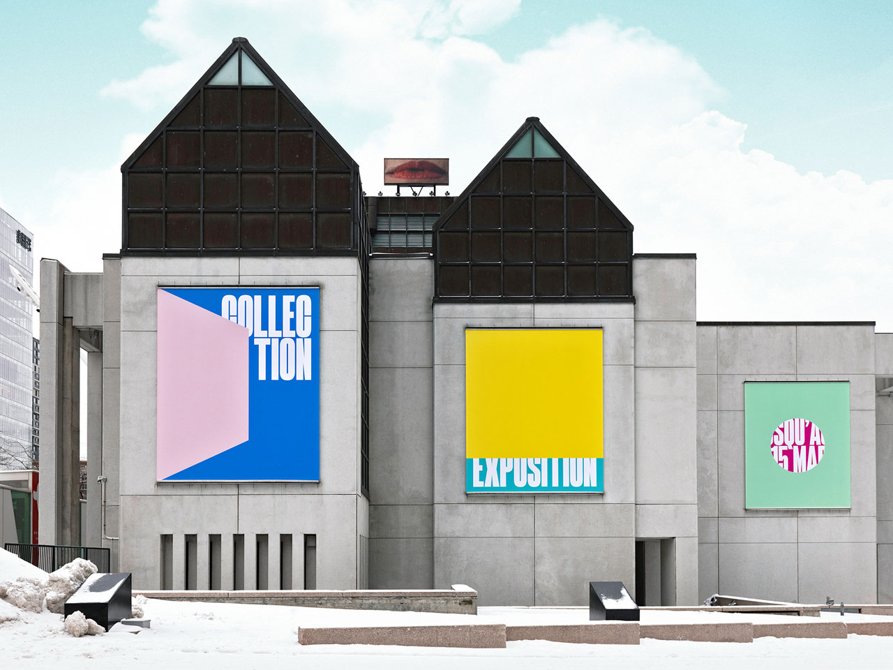 MACollection Exhibition design by graphic design studio Caserne.