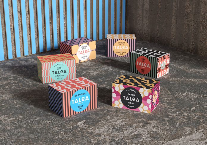 Graphic design and packaging by IWANT design for TALEA Beer Co.