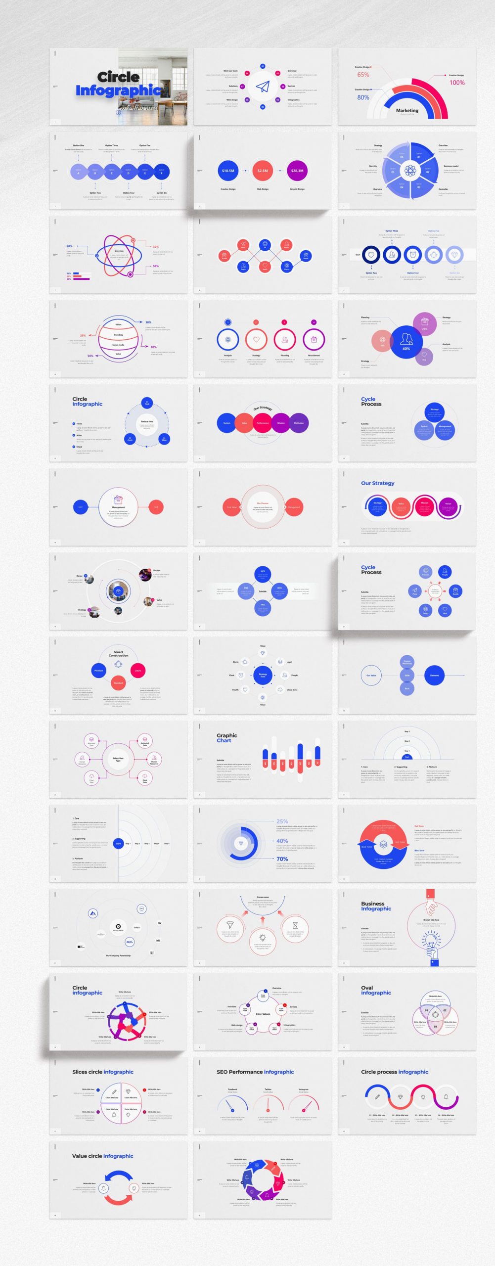 Voodoo Presentation Templates for Powerpoint, Keynote, and Google Slides.