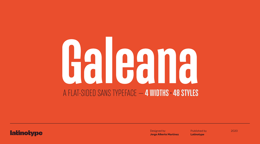 Galeana font family from Latinotype. Galeana font family from Latinotype.