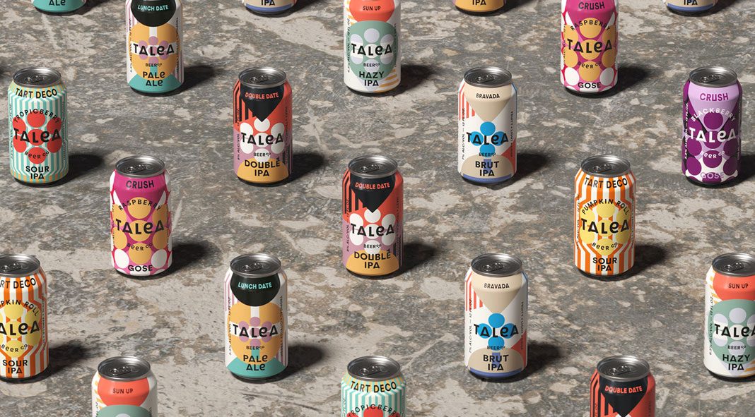 Graphic design and packaging by IWANT design for TALEA Beer Co.