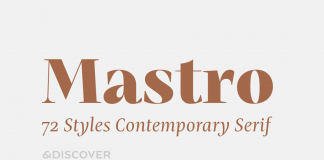 Mastro font family by Ndiscover.