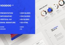 Voodoo Presentation Templates for Powerpoint, Keynote, and Google Slides.