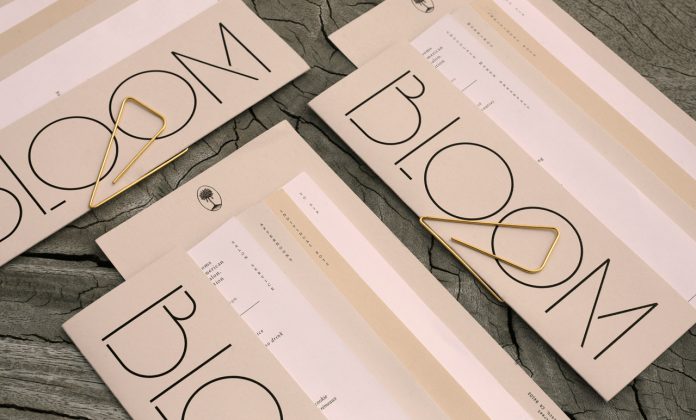 Graphic design and branding by Violaine & Jeremy for Bloom, a chocolate salon based in San Francisco.