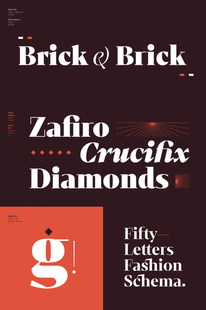 Mixta font family from Latinotype.