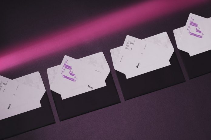Branding case study by Futura for BLOC, a blockchain studio that designs and develops digital infrastructures.