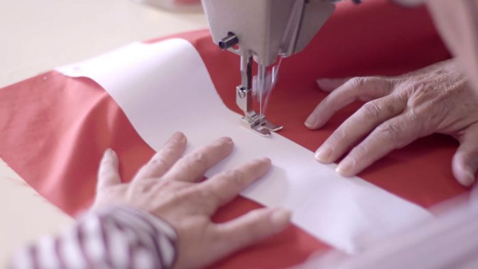 Meltdown Flags, a climate data initiative that visualizes the effects of global glacier retreat.