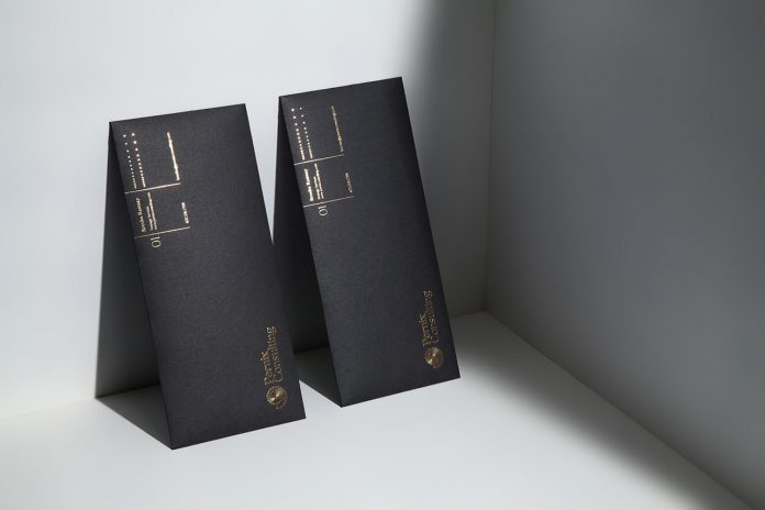 Branding and graphic design including stationery by Monotypo Studio for Pernix Consulting.