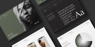 ODESSA brand guidelines by graphic design studio Circular.