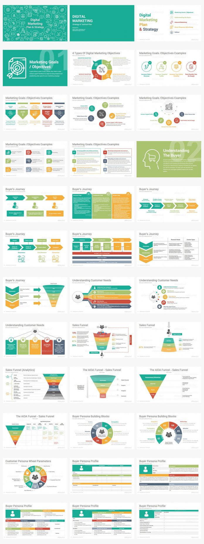 Digital Marketing Powerpoint templates by SlideSalad