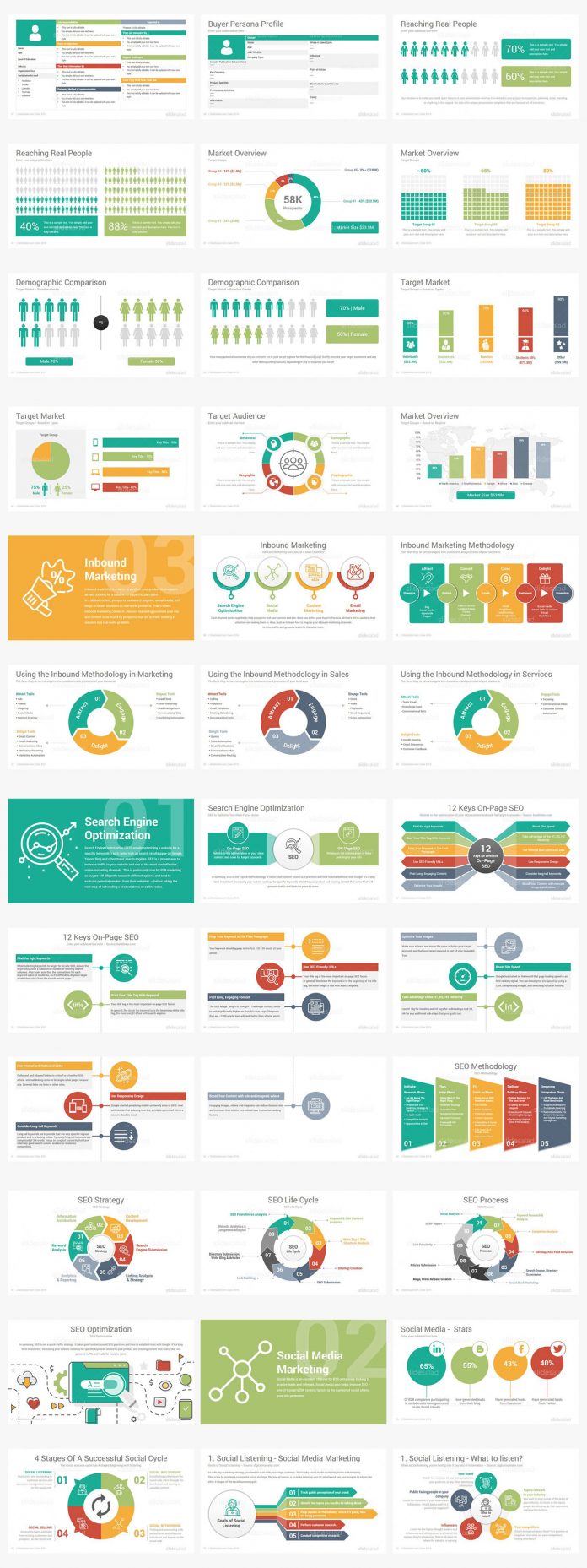 Digital Marketing Powerpoint templates by SlideSalad