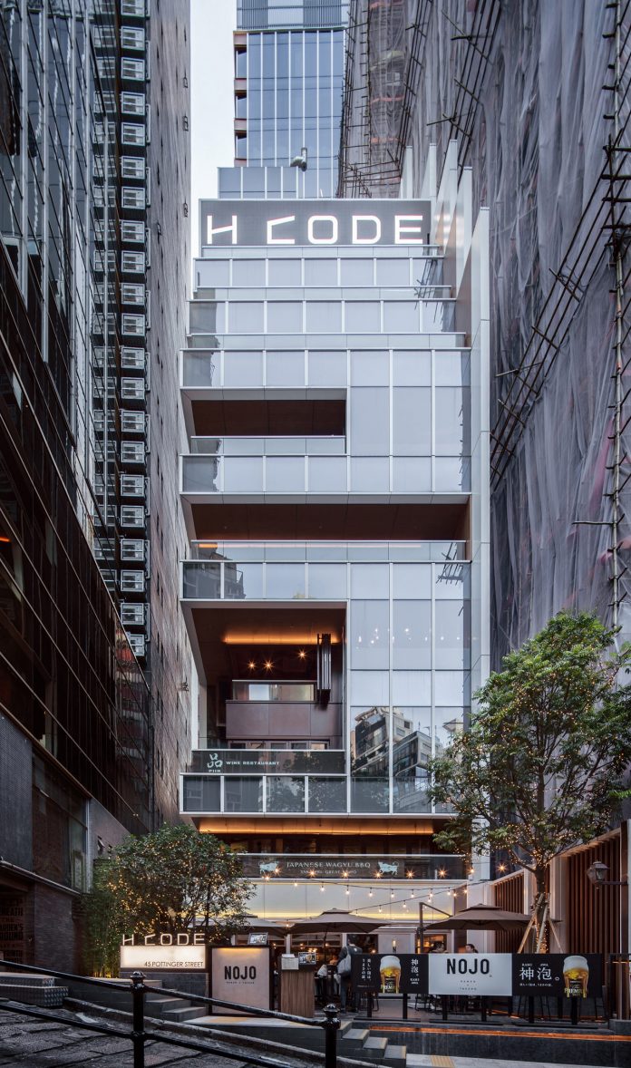 View of Low Rise Block from Pottinger Street.