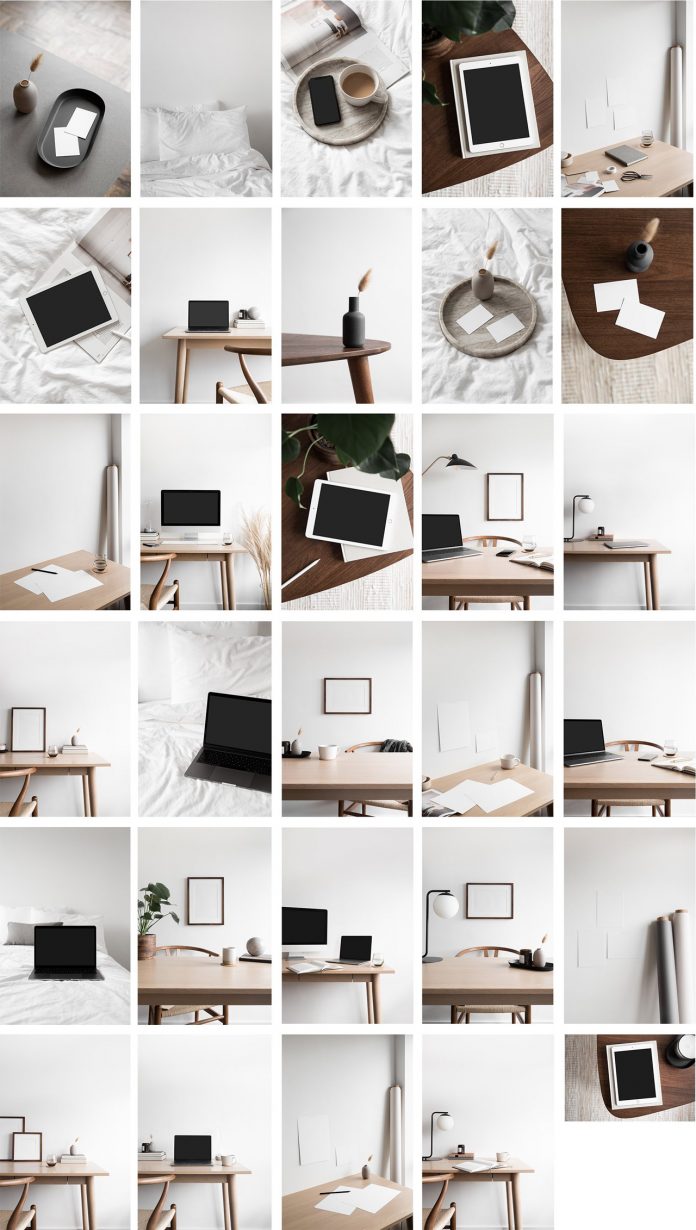 Bruton photo and mockup bundle for Adobe Photoshop.