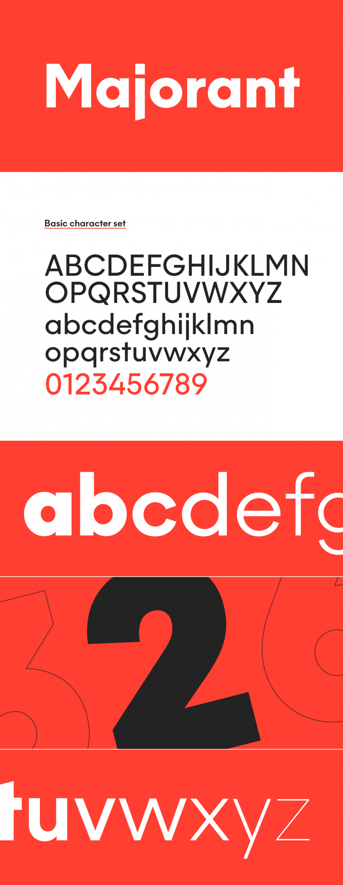 Basic character set.