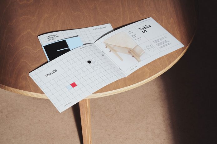 Branding by graphic design studio Futura for carpentry workshop Lakanna.