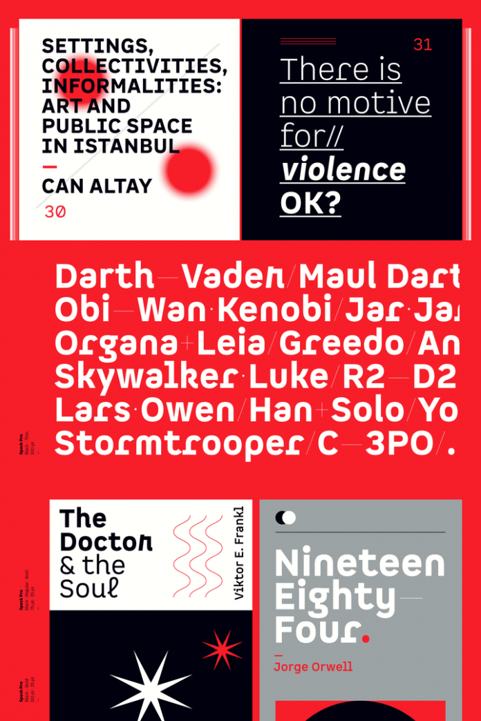 Spock Font Family by Los Andes.