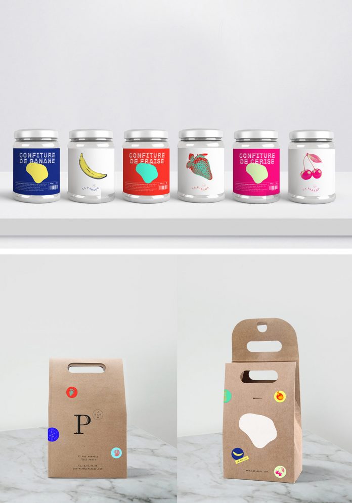 Brand identity design by Studio Impulso for La Parade, a french jam bar.