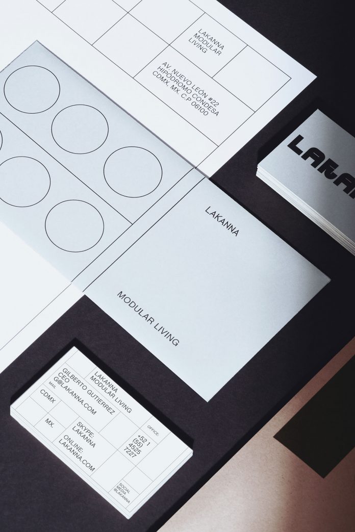 Branding by graphic design studio Futura for carpentry workshop Lakanna.