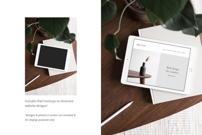 iPad mockups