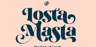 Losta Masta font family by Creativemedialab.